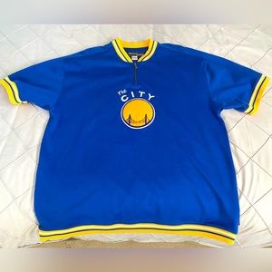Vintage HWC Warriors Half Zip Sweater Shirt XXL